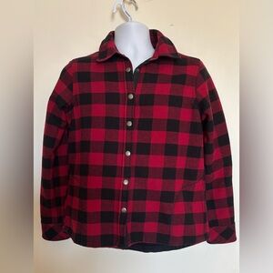 Orvis Red and Black Plaid Jacket